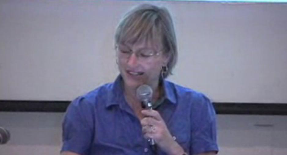 Helena Reckitt at the 2008 Gallery Hop panel in Toronto