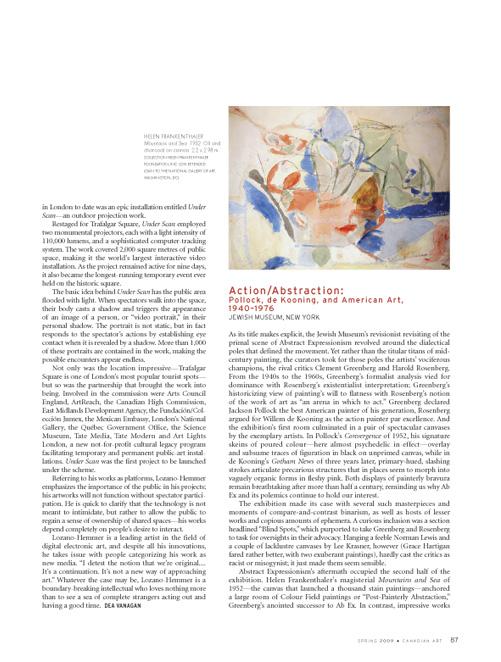 Page 87 from the Spring 2009 issue of <em>Canadian Art</em>