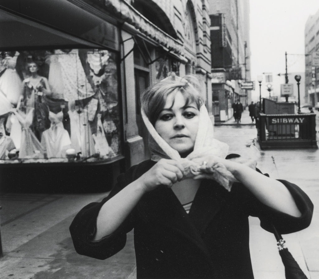 Joyce Wieland in New York, May, 1964. Photo: John Reeves.