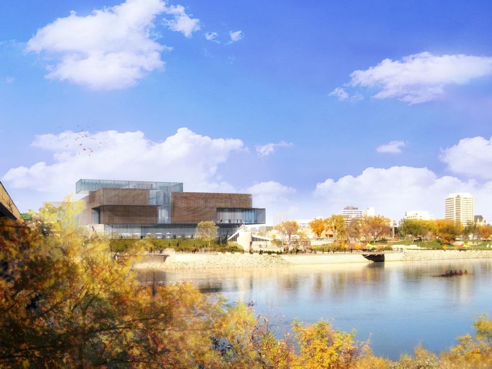 An artist's rendering of the Remai Gallery, due to open in 2015.
