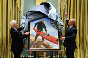 Rideau Hall Unveils First GG-Related Portrait by First Nations Artist