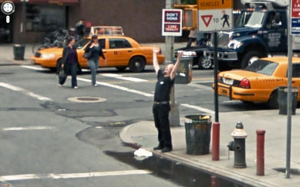 Jon Rafman's <em>214 9th Ave., New York, NY, United States</em> (2010) from his breakthrough <em>9 Eyes of Google Street View</em> project. 