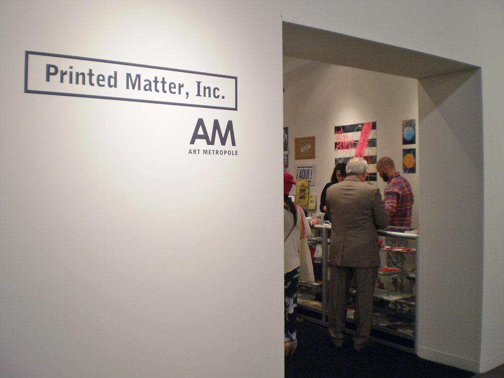 The entrance to Art Metropole and Printed Matter’s booth at Art Basel Miami Beach 2011 / photo Leah Sandals