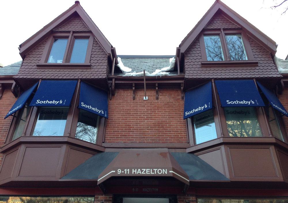 The Sotheby's Canada offices on Hazelton Avenue in Toronto.