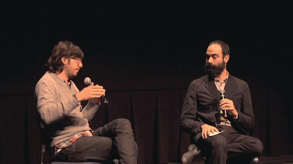 Artist Mario Garcia Torres in conversation with artist, curator and writer Luis Jacob at the 2013 Reel Artists Film Festival