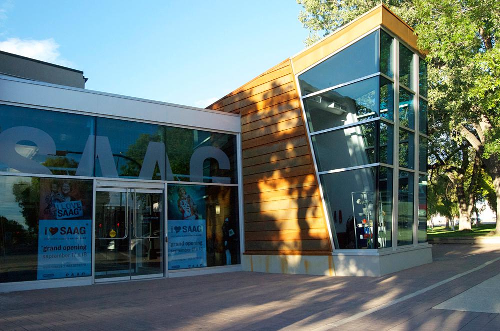 A view of the Southern Alberta Art Gallery entrance