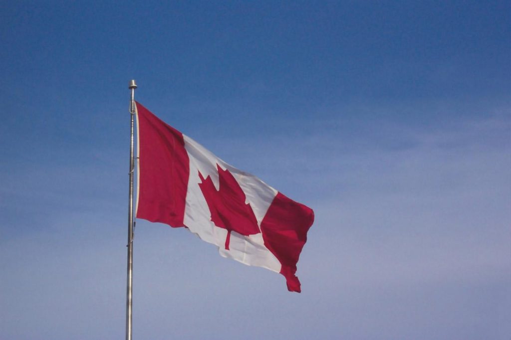 Image of Canadian flag by Kim Newberg via publicdomainpictures.net 