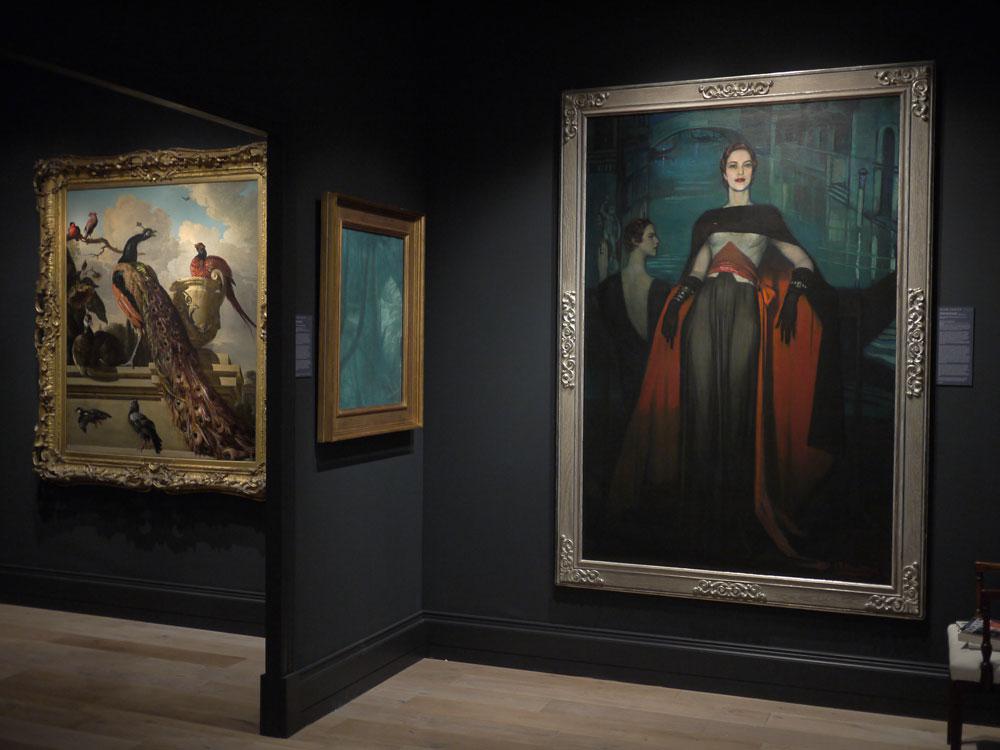 The drama of figurative painting at the TEFAF booth of London's Stair Sainty Gallery / photo Richard Rhodes