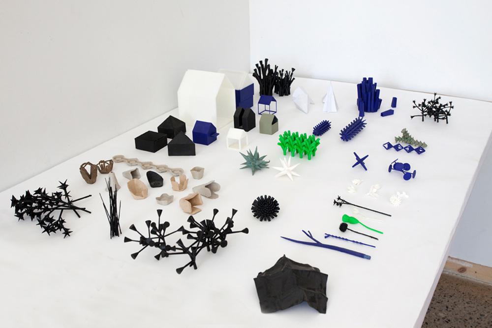 Tania Kitchell <em>This and That</em> 2013 Various materials, 20.3 cm x 76.2 cm x 114.3 cm Courtesy the artist and James Harris Gallery, Seattle (Image 1/30)