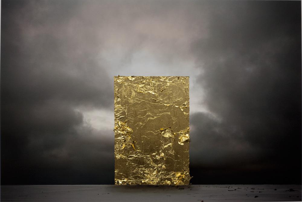 The year's Art Toronto MOCCA Benefit Edition: Sarah Anne Johnson's <em>Gold Box</em>, inspired by travels in the arctic and created by applying gold leaf to a C-print / image © Sarah Anne Johnson Courtesy Stephen Bulger Gallery, Toronto / Julie Saul Gallery, New York