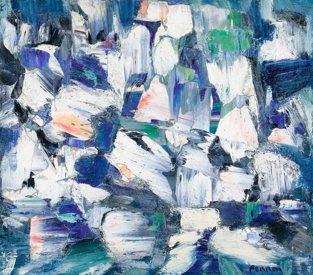 Marcelle Ferron's <em>Untitled</em> will be part of the Sotheby's selling exhibition themed on Canadian abstraction that opens in New York on February 14.