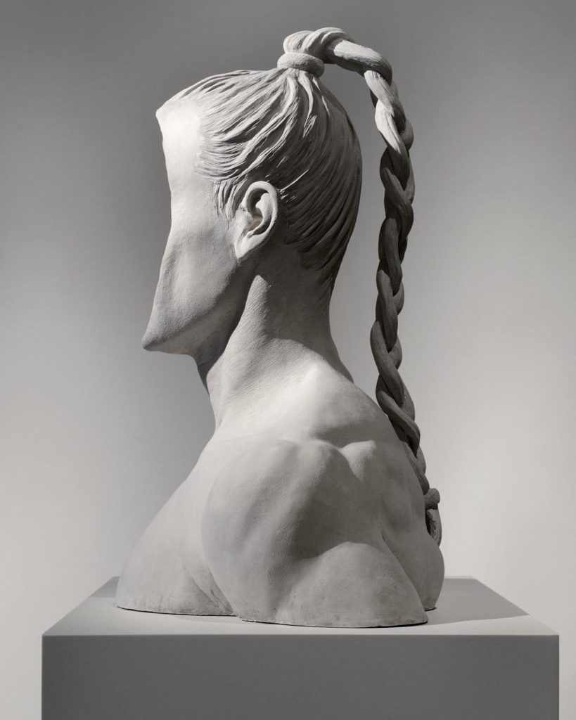 Chris Curreri, <em>Medusa</em>, 2013. Cement. Courtesy Daniel Faria Gallery.