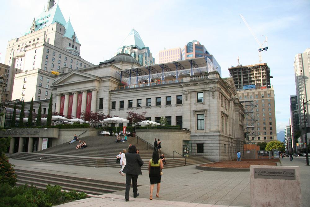 A view of the Vancouver Art Gallery's current building / photo Iwona Kellie via Flickr / Creative Commons
