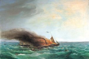 Fire at Sea: Charles Codman’s The Burning of the Royal Tar