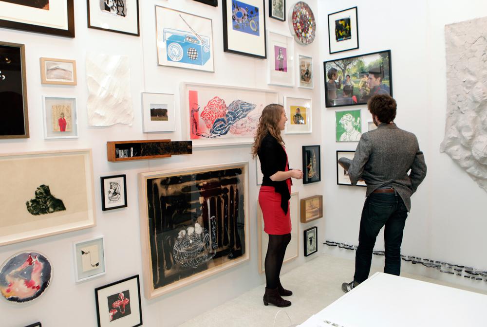 Galerie Joyce Yahouda's booth at Papier13 in Montreal. Photo: ARHphoto.