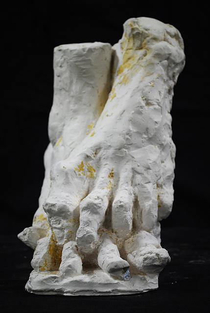 Dion Kliner's <em>Ugolino (Foot 2)</em>, one of the types of sculptures he will be working on with the help of a Gottlieb Foundation grant.