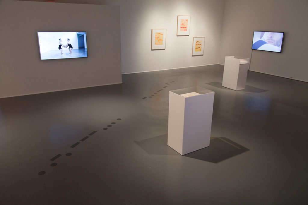 Brendan Fernandes, "They" (installation view), 2014. Courtesy Rodman Hall Art Centre. Photo: Danny Custodio. 
