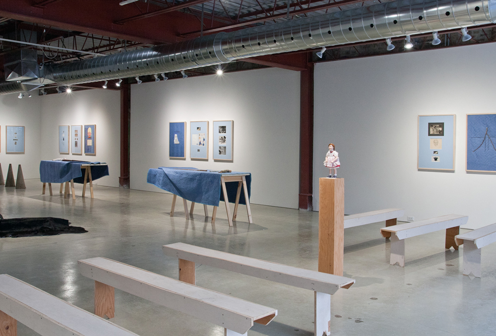 Parker Branch, "Has Things In Common" (installation shot), 2015. Courtesy DNA Artspace. Photo: Ruth Skinner.