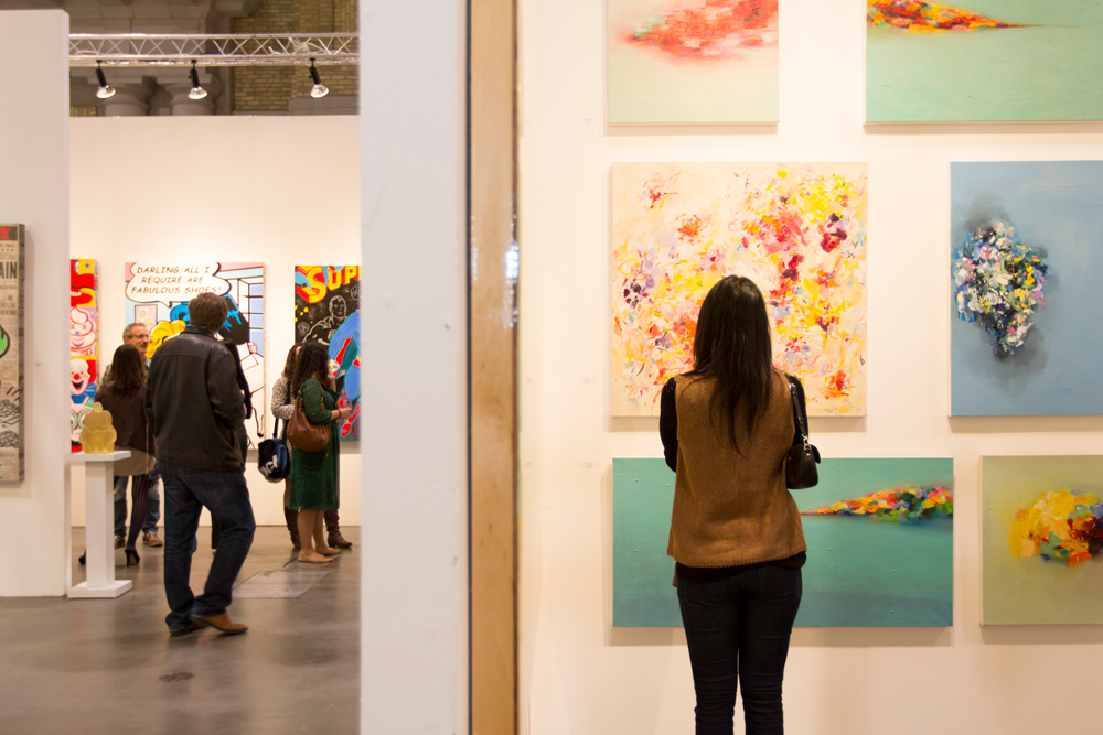 Attendees at the 2014 edition of Love Art in Toronto.