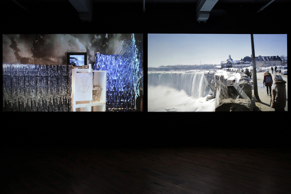 Isabell Spengler, <em>Two Days at the Falls</em> (installation view), 2015. Photo: Isabell Spengler.