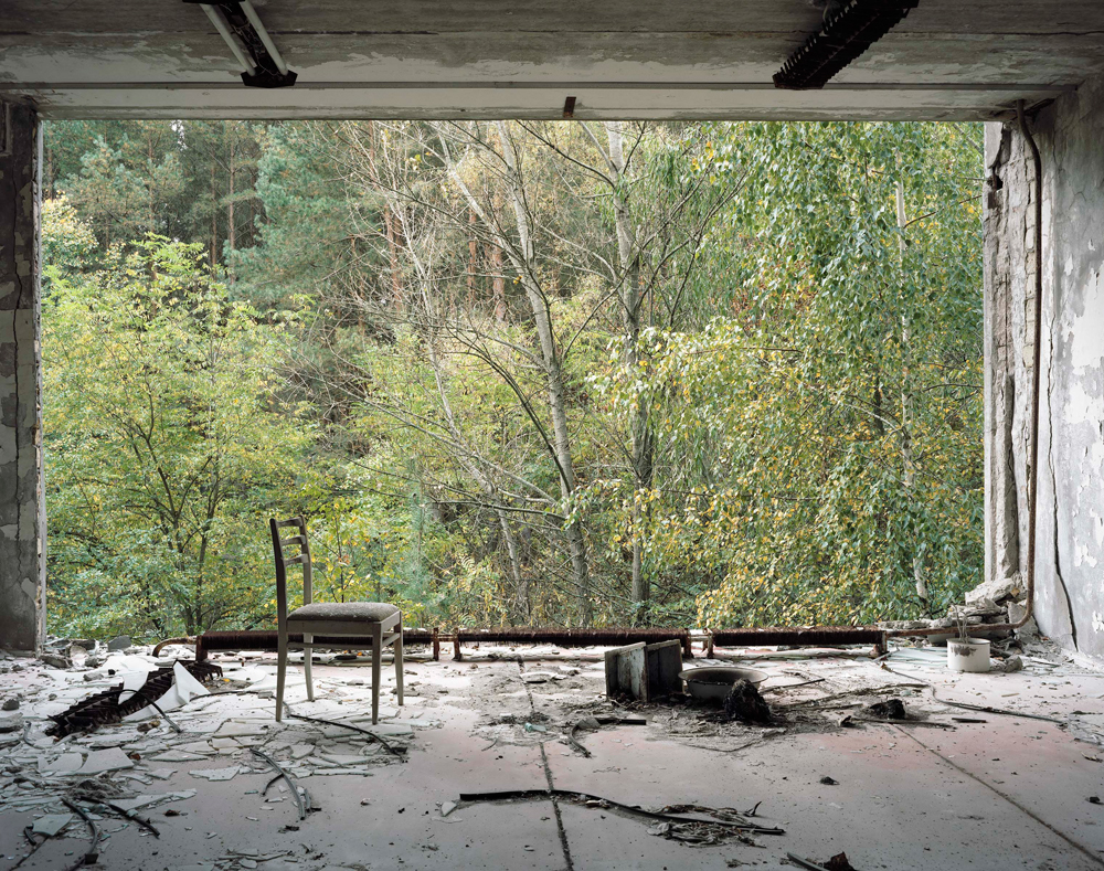 David McMillan, <em>View of Forest from Dental Hospital, Pripyat</em>, 2012. © David McMillan.