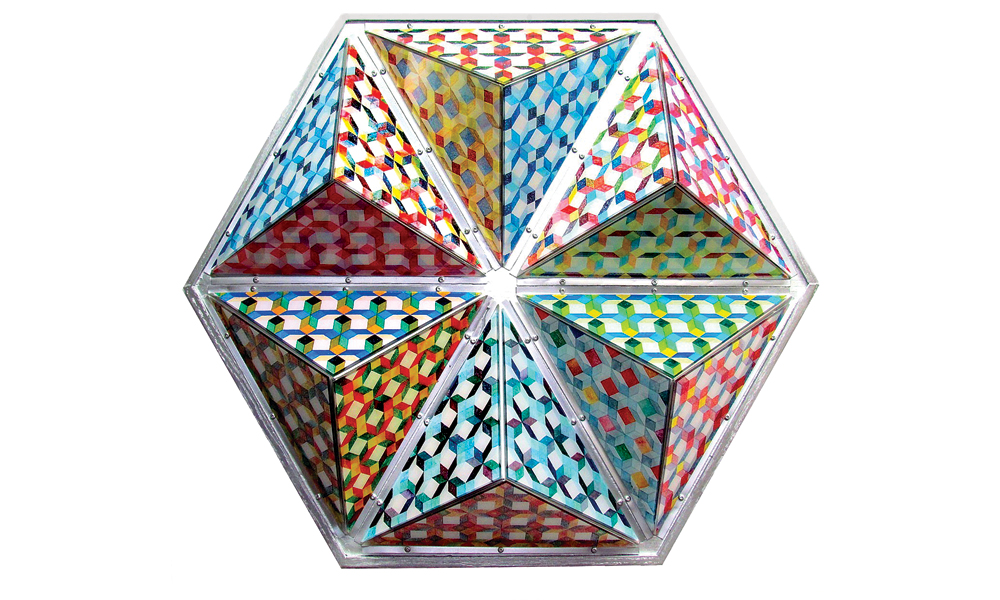 George E. Russell,
<em>Kaleidoscope A–Z Satellite</em>, 2010–14.