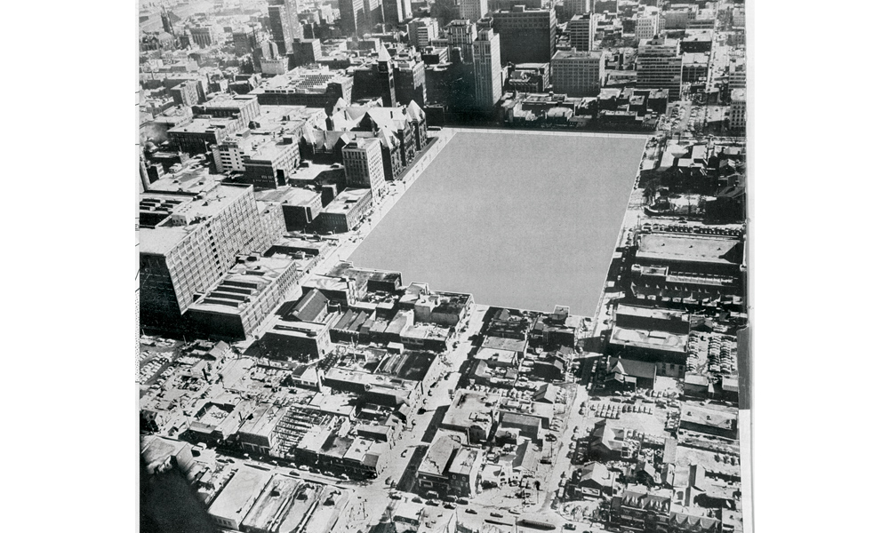 Photographer unknown. <em>Conditions of competition: City Hall and Square, Toronto, Canada</em>, 1957. Courtesy City of Toronto Archives, Fonds 2, Series 60, Item 661.