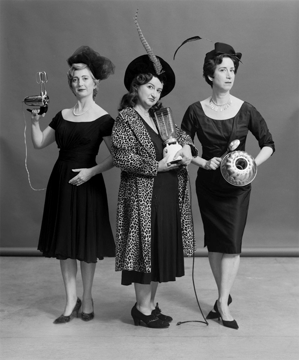 CSawyer Ensemble Trois Femmes Mecaniques ( ETFM), promotional photograph, c. 1958 copy copy