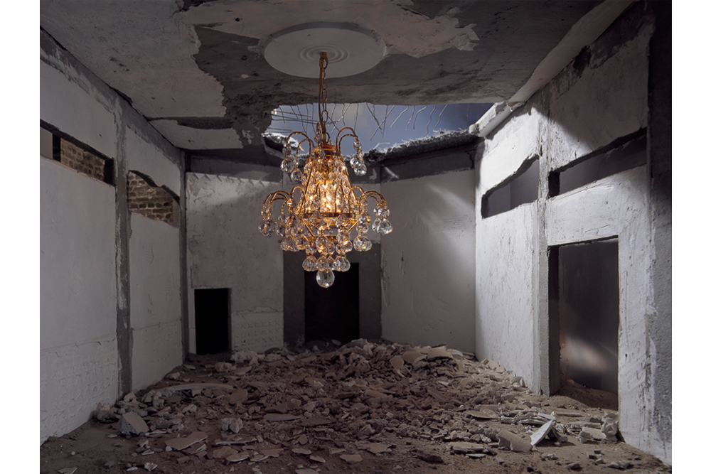 Wafaa Bilal, <em>The Ashes Series: Chandelier</em>, 2003-2014. Courtesy Driscoll Babcock Galleries, New York.