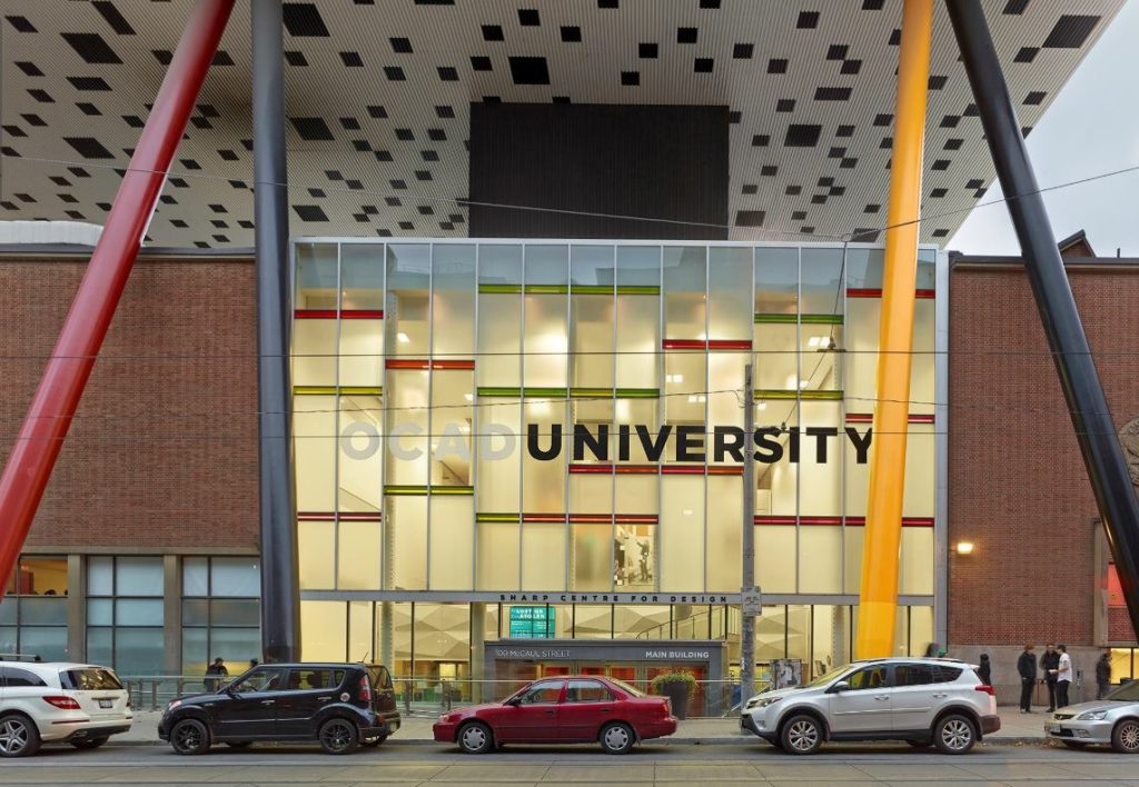 A view of the entrance to OCAD University. Photo: Facebook.
