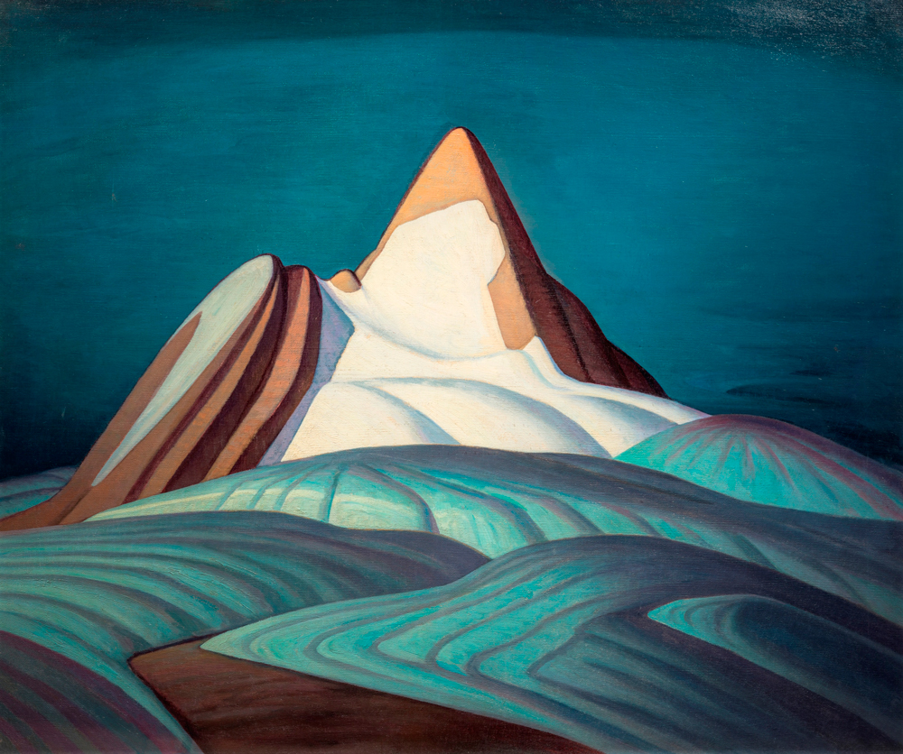 Lawren S. Harris, <em>Isolation Peak, Rocky Mountains</em>, 1930. Hart House Permanent Collection, University of Toronto. Purchased by the Art Committee with income from the Harold and Murray Wrong Memorial Fund, 1946. © 2016 Estate of Lawren S. Harris.