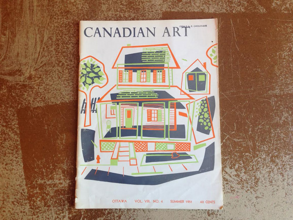 Michael Snow cover 1951 Summer Canadian Art