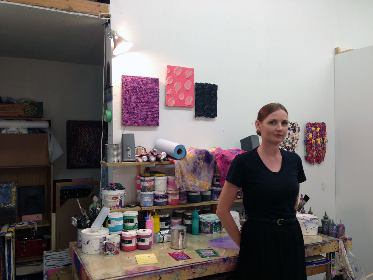 Angela Teng in her studio