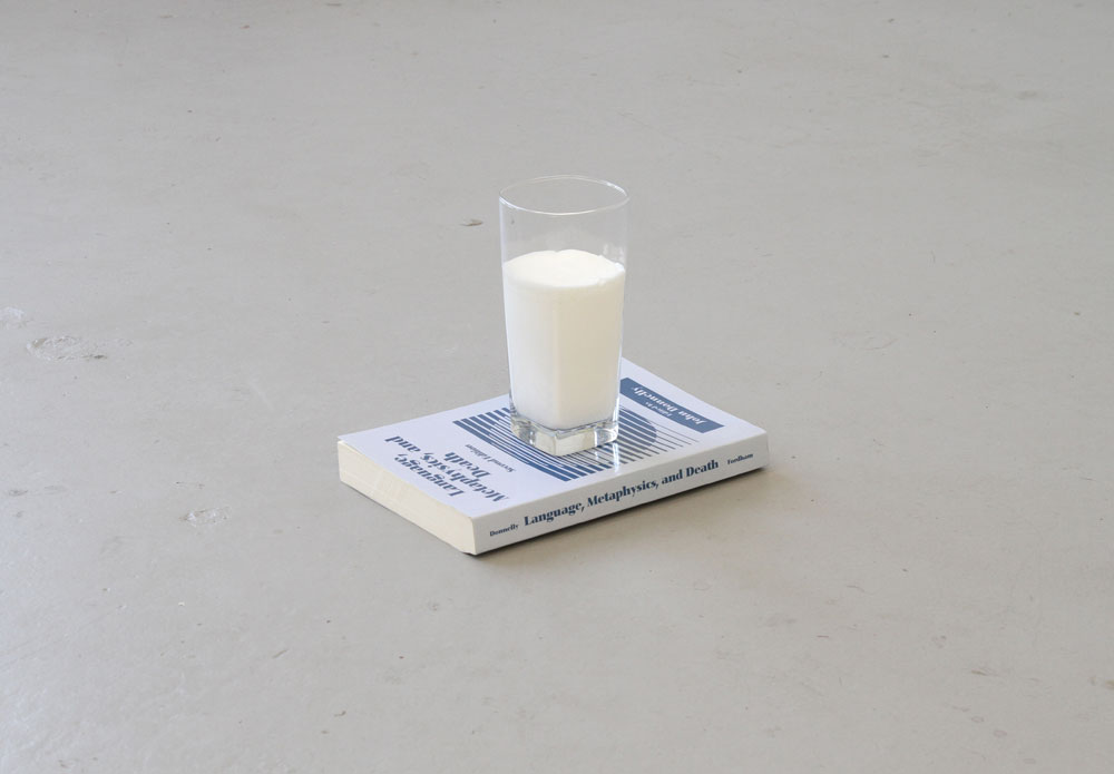 Lina Viste Grønli's <em>Milk, Language, Metaphysics and Death</em>, 2010, from a group exhibition at Raising Cattle, May/June 2016.