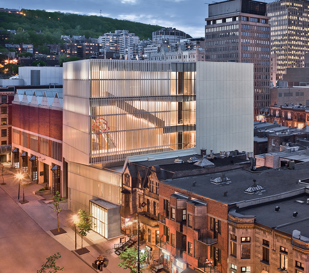 The Michal and Renata Hornstein Pavilion for Peace at the Montreal Museum of Fine Arts. Photo: Marc Cramer.
