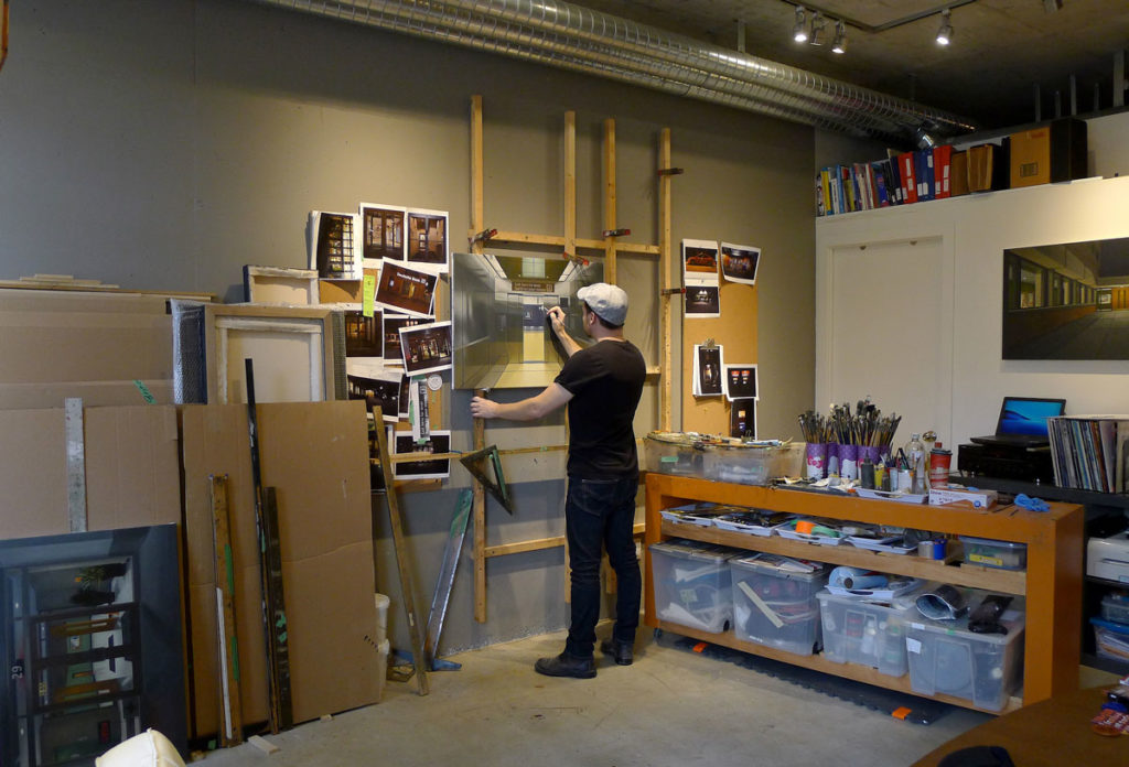 Toronto artist Peter D. Harris had to downsize his studio last year when forced out of his old workspace. He says he regrets getting rid of some of his old artworks during the downsizing process. Photo: Courtesy Peter D. Harris.