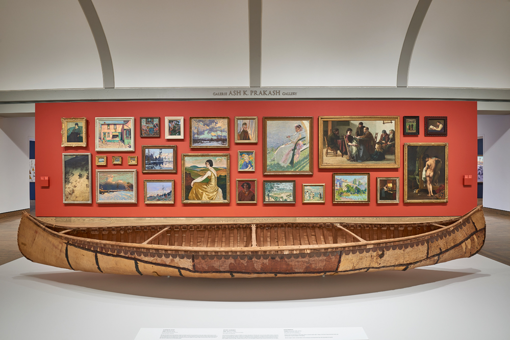 “Canadian and Indigenous Art: From Time Immemorial to 1967,” installation view, June 2017, National Gallery of Canada, Ottawa. Photo: NGC.