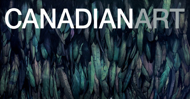 The top of the Fall 2017 cover of <em>Canadian Art</em>.