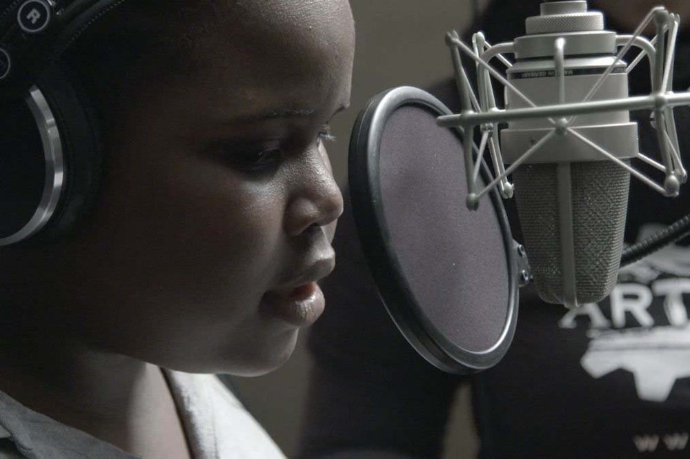 A still from Charles Officer’s film <em>Unarmed Verses</em>, which focuses on a 12-year-old girl in a Toronto community arts program.