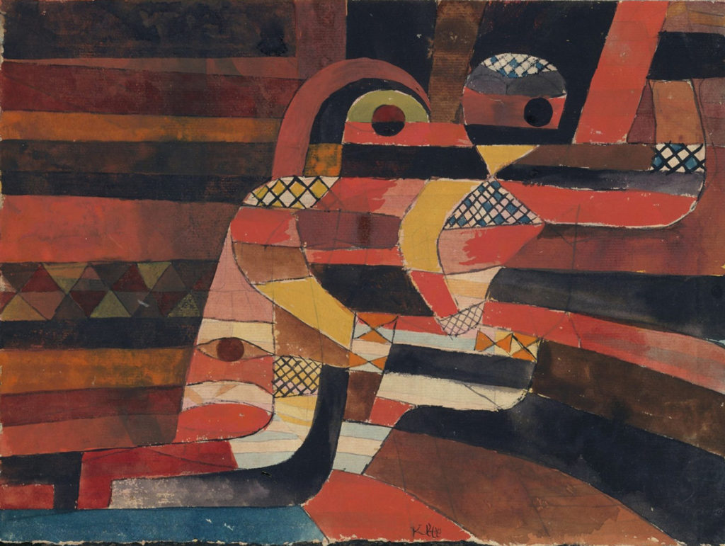 Paul Klee’s <em>The Lovers</em> (1920) is part of the Met Museum’s Berggruen Collection—the source for Canada’s first Klee show in 40 years. Image: Facebook.