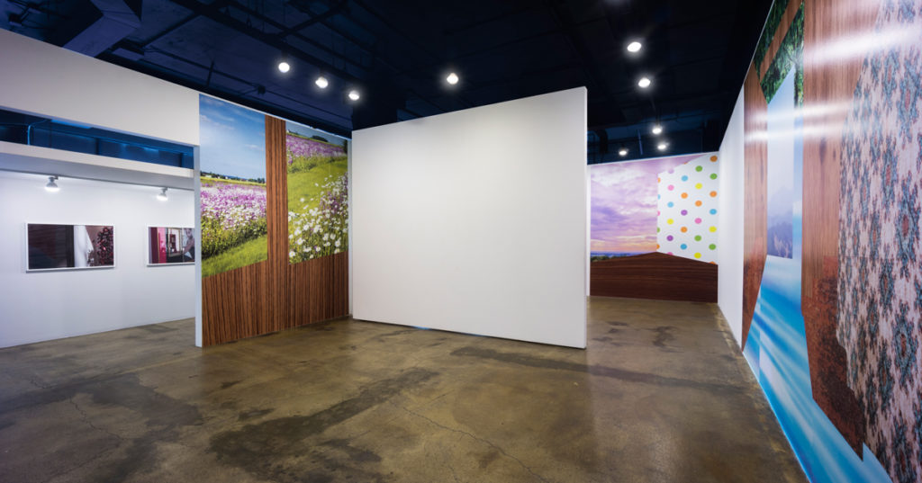 Installation view of “Other Fantasies,” Vikky Alexander’s 2018 exhibition at Trépanier Baer in Calgary. Courtesy the artist and Trépanier Baer.