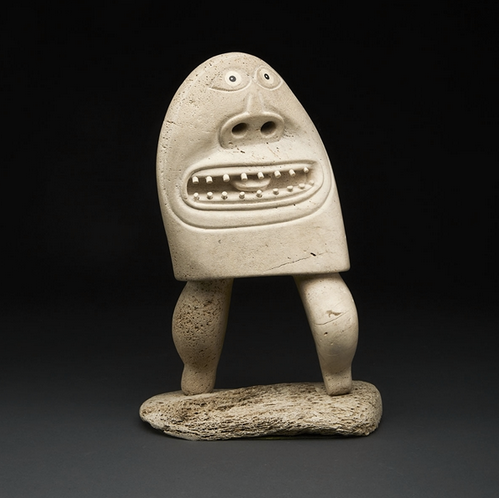 This work by Karoo Ashevak fetched a lead price at the Waddington’s Inuit Art auction. Photo: Facebook.