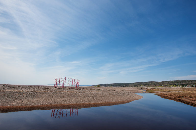 Genny Killin’s <em>What Was Left Behind (Weir)</em> is in Scots Bay. Photo: Ernest Cadegan.