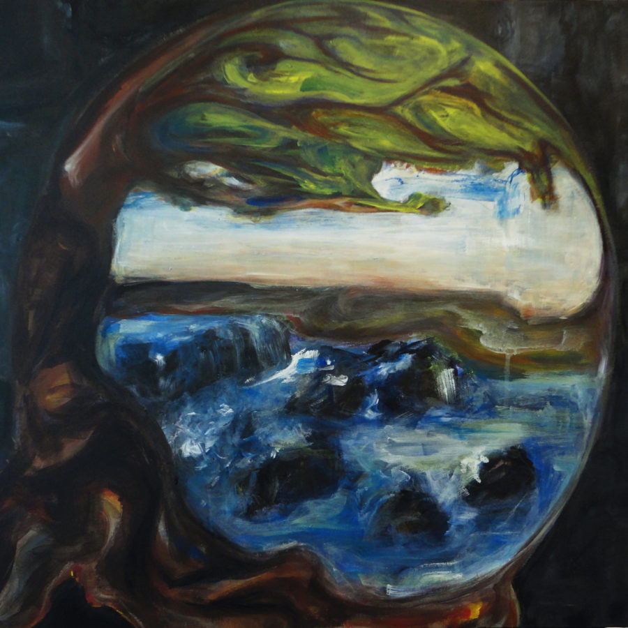 Alicia Marie Lawrence, acrylic on canvas