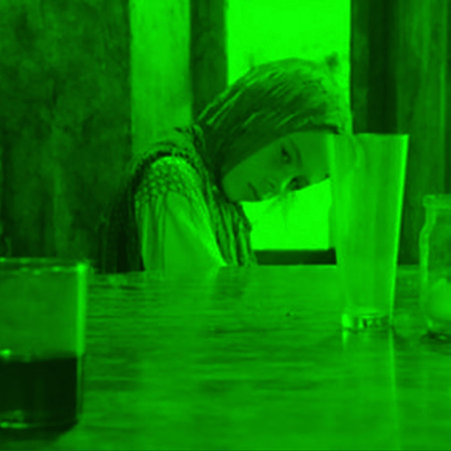 Susan Hiller, <em>PSI Girls</em>, 1999 (detail), five-screen video installation with sound, © Susan Hiller; courtesy Lisson Gallery.