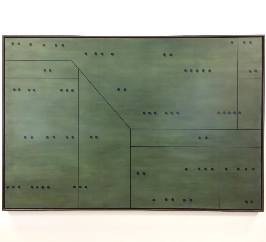Melissa Tseng, <em>Echo</em>, 2018, acrylic on birch panel.