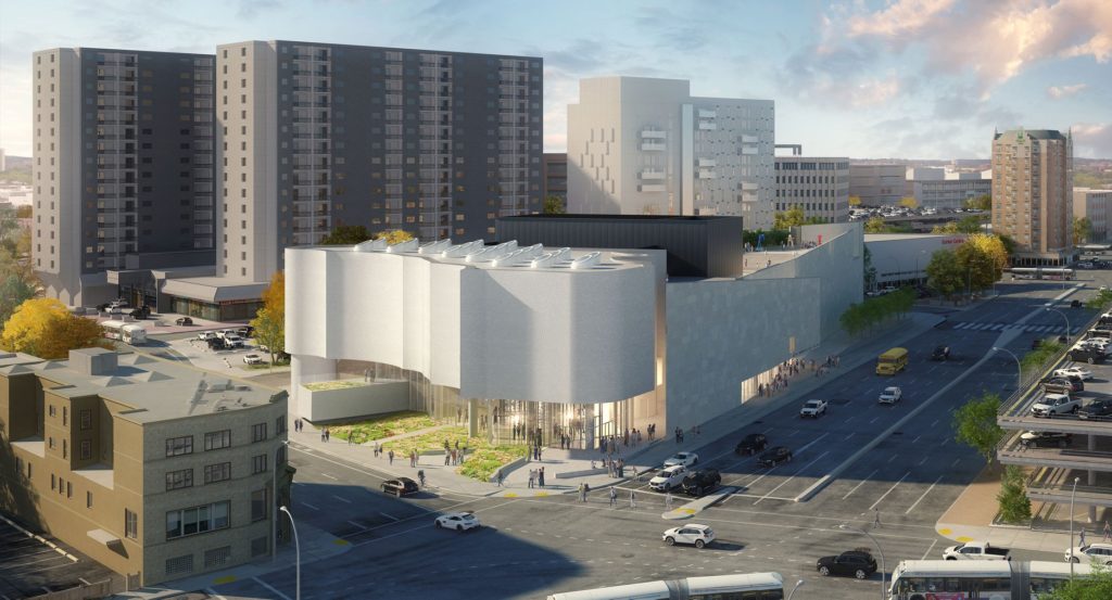 A rendering of the new Inuit Art Centre, which will be attached to the Winnipeg Art Gallery and is due to open in 2020. Photo: Facebook/Winnipeg Art Gallery.