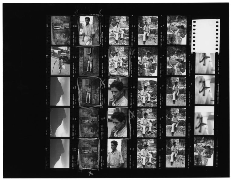 Gordon Parks, <em>Untitled, Rio de Janeiro, Brazil</em>, 1999. Contact sheet. Courtesy the Gordon Parks Foundation.