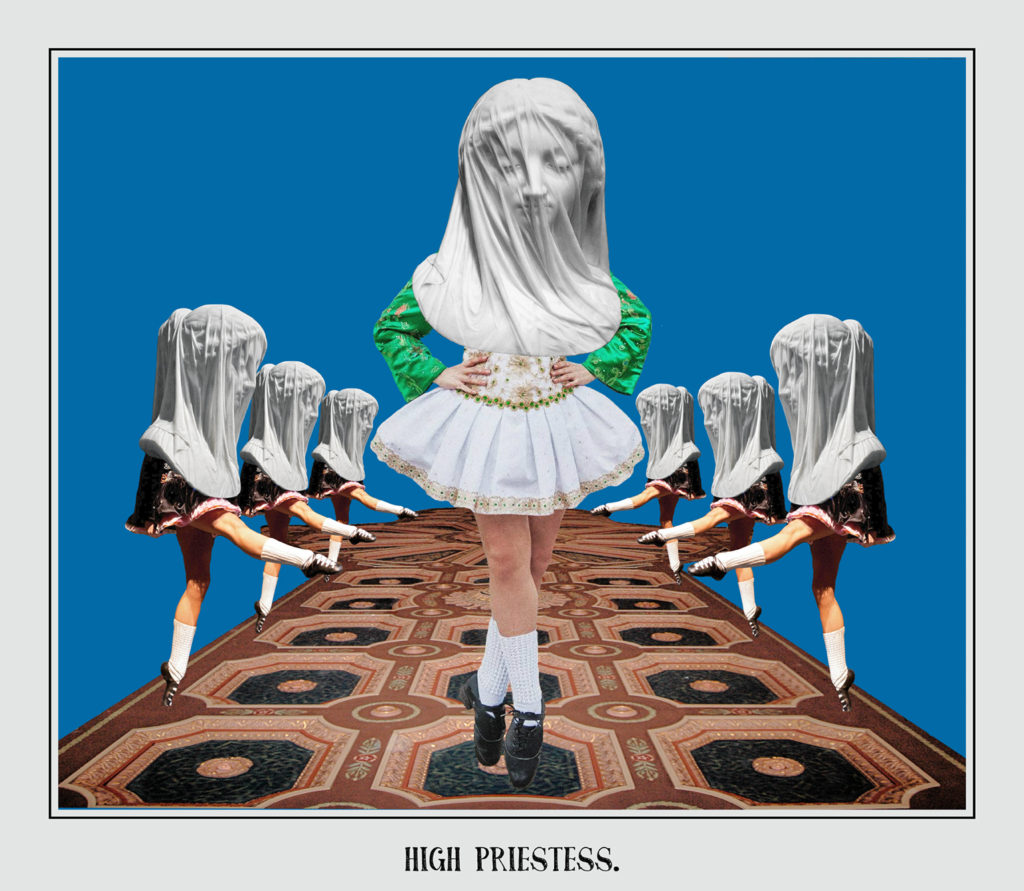 Rhonda Pelley, <em>The High Priestess</em>, 2018. Digital photo-collage. 47 x 55 cm. Courtesy the artist.