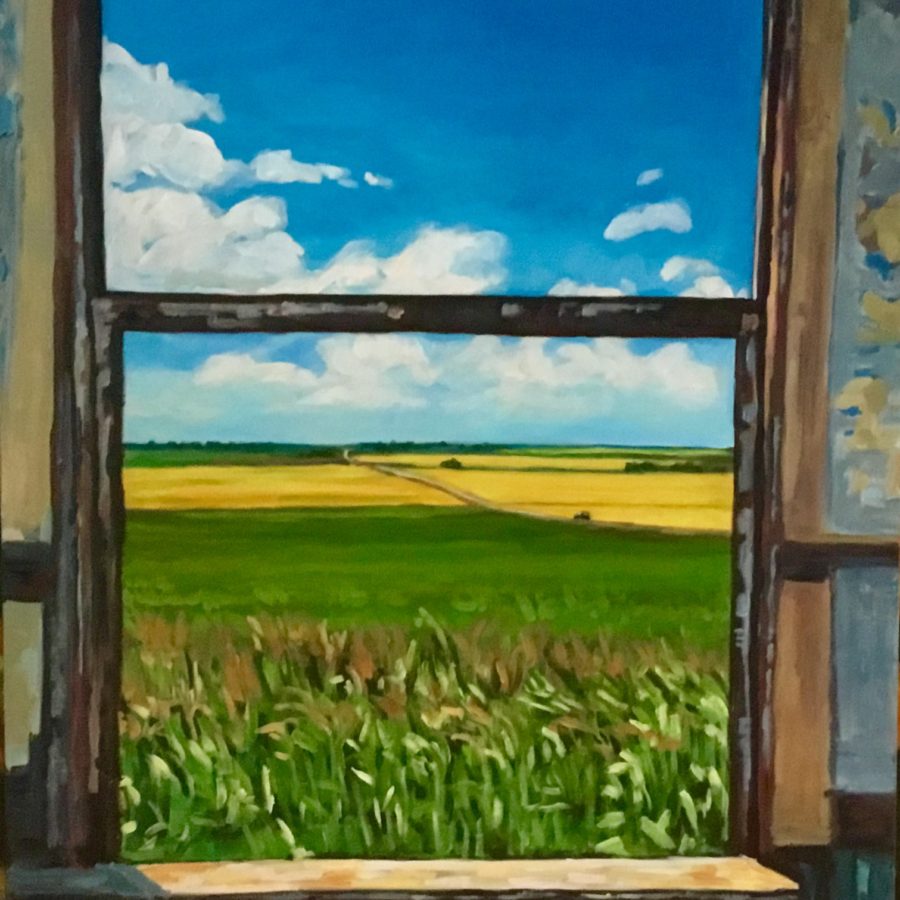 Alison Philpotts, <em>Farm Window</em>. 
